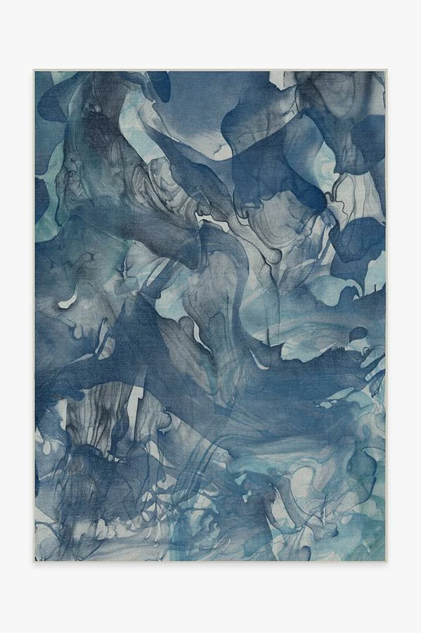 Best deal ๐ Ruggable Aurora Space Blue Rug ๐งจ - Image 2