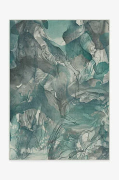 Cheap ๐ Ruggable Aurora Teal Grey Rug โ๏ธ