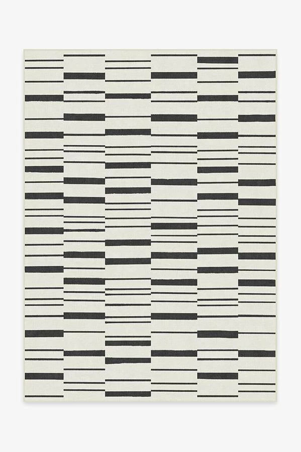 Best Sale ๐ฏ Ruggable Broken Stripe Black Rug ๐ฅ