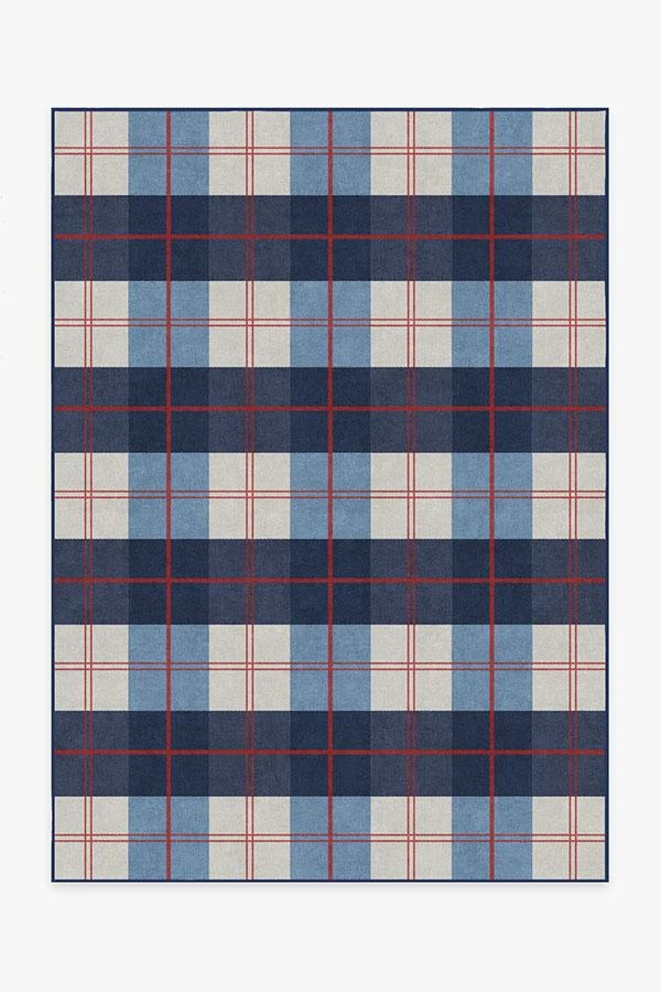 Best reviews of โค๏ธ Ruggable Buffalo Plaid Red & Blue Rug ๐งจ