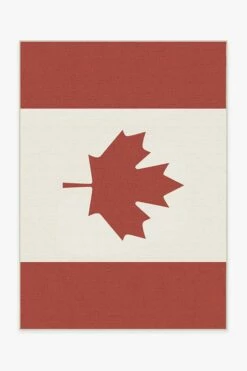 Outlet 🧨 Ruggable Canada Red Rug 🎁