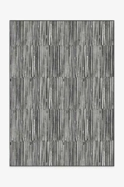 Flash Sale ✨ Ruggable Caspian Stripe Black Rug ⭐