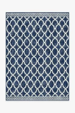 Cheapest 😍 Ruggable Outdoor Cleo Trellis Royal Blue Rug ⌛