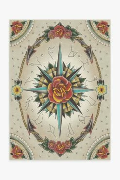 Discount ๐ Ruggable Compass Rose Rug ๐