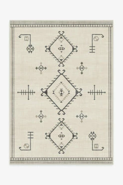 Deals ๐ Ruggable Damali Black & White Rug ๐