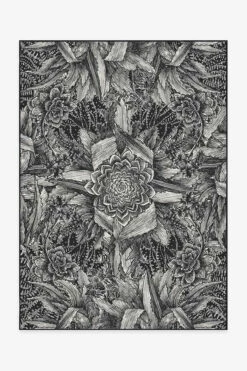 New 🧨 Ruggable Echeveria Black Rug 😍