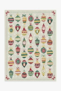 Wholesale 😍 Ruggable Festive Garland Holiday Shortbread Rug ⌛
