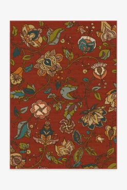 Top 10 ❤️ Ruggable Frida Floral Red Rug 😀
