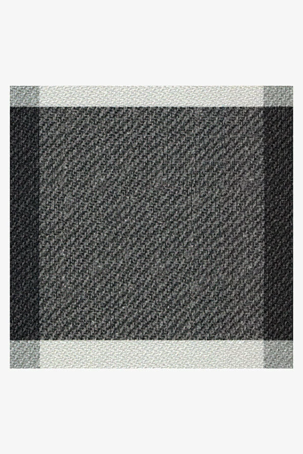 Promo ๐คฉ Ruggable Outdoor Gingham Plaid Black & White Rug โญ - Image 7