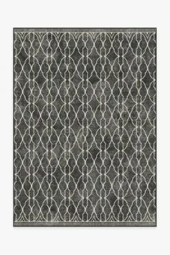 Cheapest 😉 Ruggable Grogu Trellis Black Rug 💯