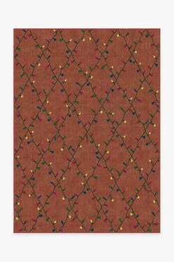 Top 10 🔥 Ruggable Holiday Lights Red Rug ✨