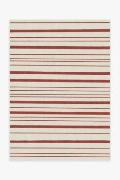 Top 10 ❤️ Ruggable Hudson Stripe Red Rug 😀