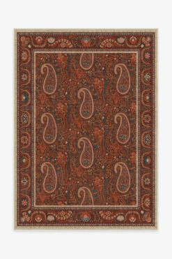 Outlet 🎉 Ruggable Iris Apfel Perky Paisley Autumn Rug 🤩
