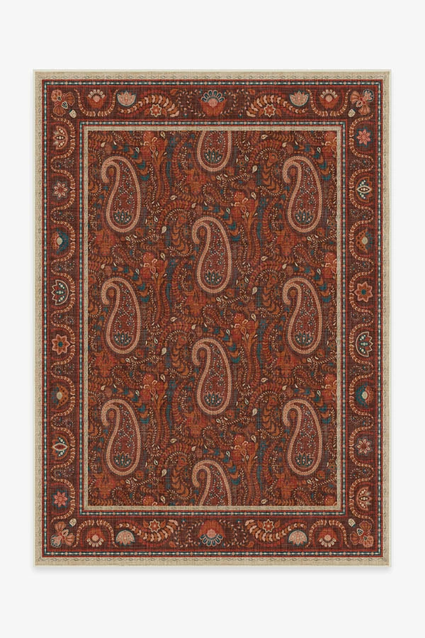 Outlet 🎉 Ruggable Iris Apfel Perky Paisley Autumn Rug 🤩 - Image 2