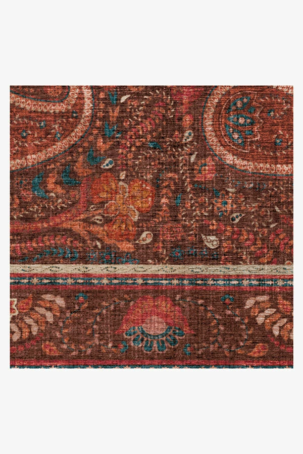 Outlet 🎉 Ruggable Iris Apfel Perky Paisley Autumn Rug 🤩 - Image 7