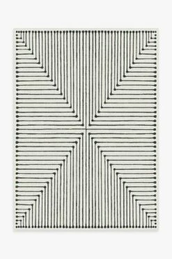 Cheapest ๐ Ruggable Jonathan Adler Inkdrop Black & Ivory Rug ๐