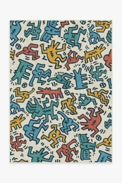 Flash Sale โจ Ruggable Keith Haring Block Party Multicolor โ