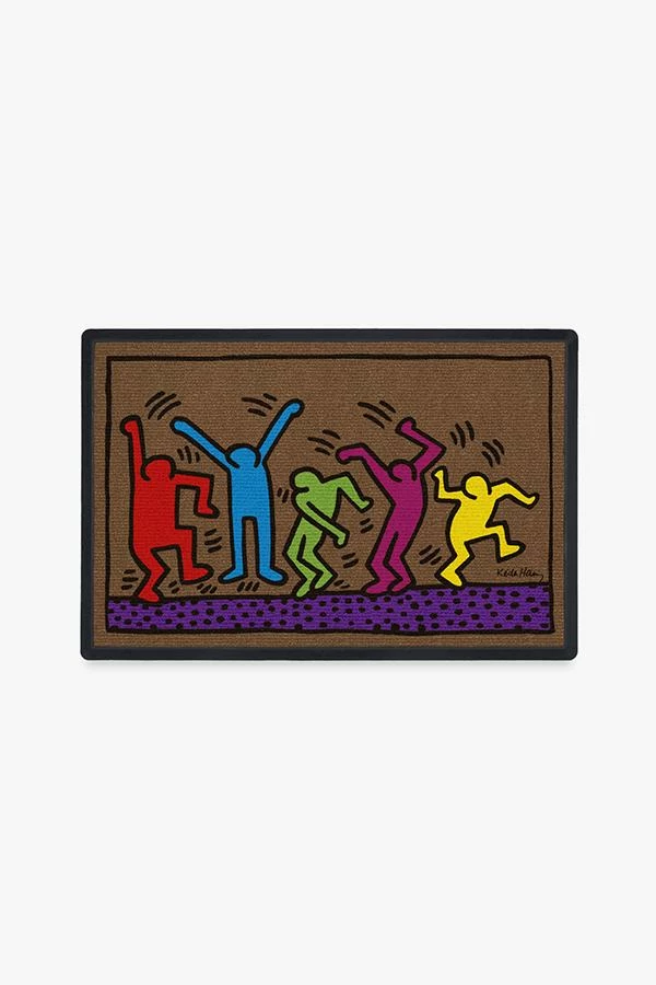 Brand new ๐ Ruggable Keith Haring Dance Party Doormat ๐ - Image 2