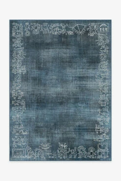 Cheap ✔️ Ruggable Keith Haring Loisaida Cosmic Blue ✔️