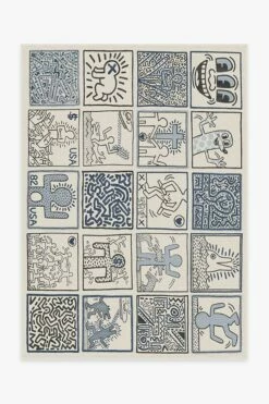 Wholesale ๐ Ruggable Keith Haring One Man Show Slate Blue ๐