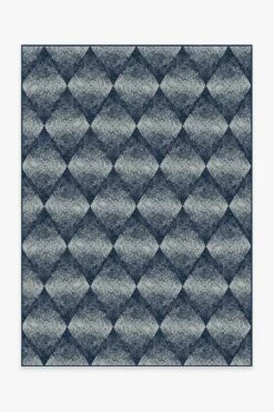 Budget ⭐ Ruggable Outdoor Kumo Diamond Navy Rug 💯