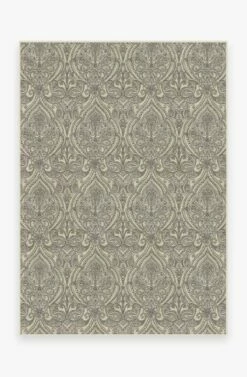 Brand new 🛒 Ruggable Lacis Damask Black & Ivory Rug 😀