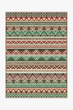 Best Sale 👏 Ruggable Linear Diamond Holiday Rug 🔔