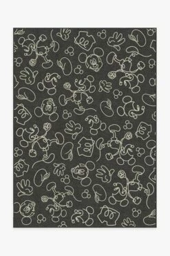 Coupon ๐ Ruggable Mickey Doodles Onyx Rug ๐