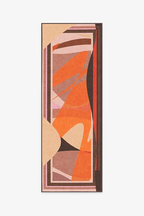Best reviews of ๐ Ruggable Monica Ahanonu Carrot Sunrise Rug โญ - Image 6