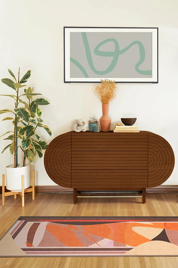 Best reviews of ๐ Ruggable Monica Ahanonu Carrot Sunrise Rug โญ - Image 8