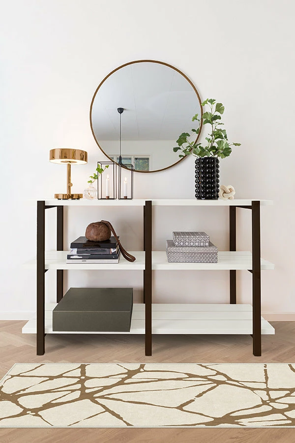 Best Sale ๐ Ruggable Nina Takesh Marion Camel & Ivory Rug ๐ฅ - Image 8