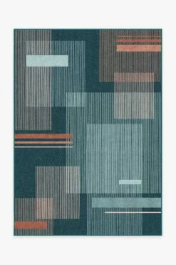 Brand new 🎁 Ruggable Sale Quadra Teal Rug ⭐