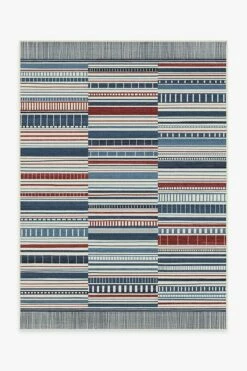 Best Sale 🔥 Ruggable Outdoor Riviera Stripe Americana Rug ✔️