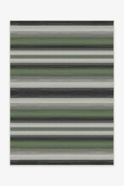 Best Pirce ๐ฏ Ruggable Outdoor Serape Stripe Green Rug ๐