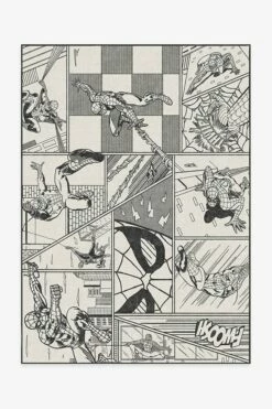 New ✔️ Ruggable Spidey-Sense Ink Black Rug 🎁