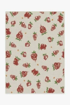 Buy 😉 Ruggable Strawberries Red Rug 🎉