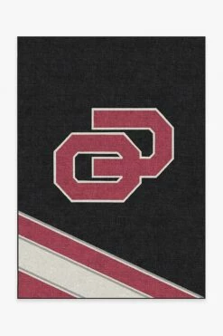 Cheapest ❤️ Ruggable University of Oklahoma Splash Logo Rug 💯