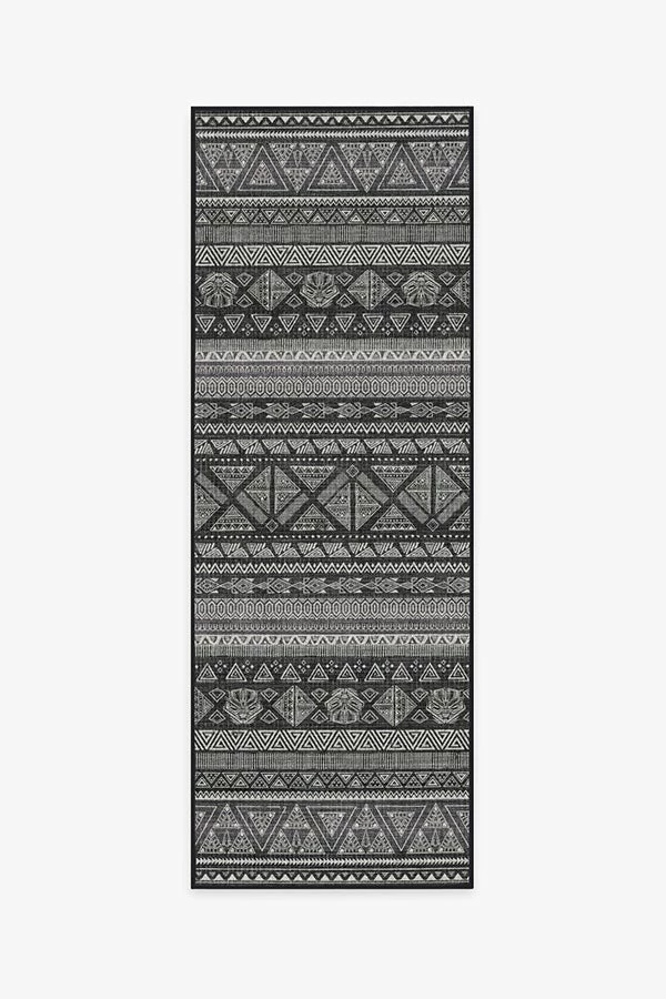Hot Sale β Ruggable Wakanda Forever Black & Cream Rug 𧨠- Image 6