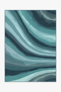 Best reviews of ✨ Ruggable Sale Watercolor Waves Blue Rug 👍