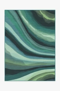 Best reviews of 🛒 Ruggable Watercolor Waves Citrus Green Rug 🔔