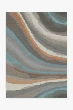 Outlet โญ Ruggable Watercolor Waves Sandstone Rug ๐ฏ