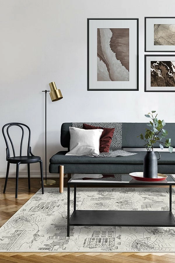 Brand new 👍 Ruggable Web City Ink Black Rug 🔔 - Image 4